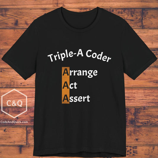 Triple-A Coder geeky T-Shirt