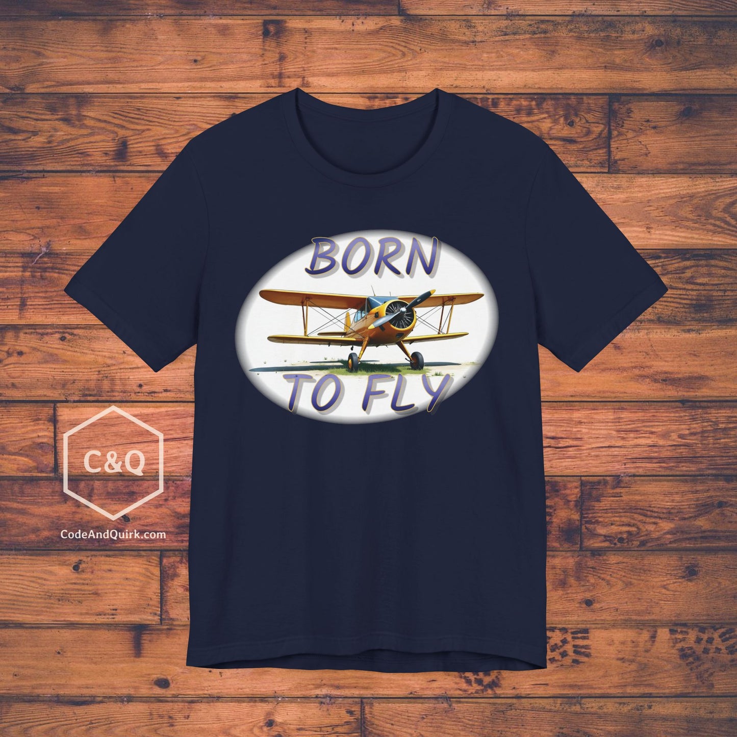 Single-prop GA biplane AN-2 with Born To Fly - aviation fan's T-Shirt