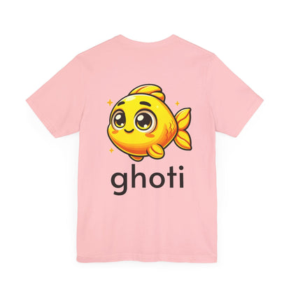 T-Shirt Fish/Ghoti English Pronunciation Joke T-Shirt for language geeks, Unisex Jersey Short Sleeve Tee