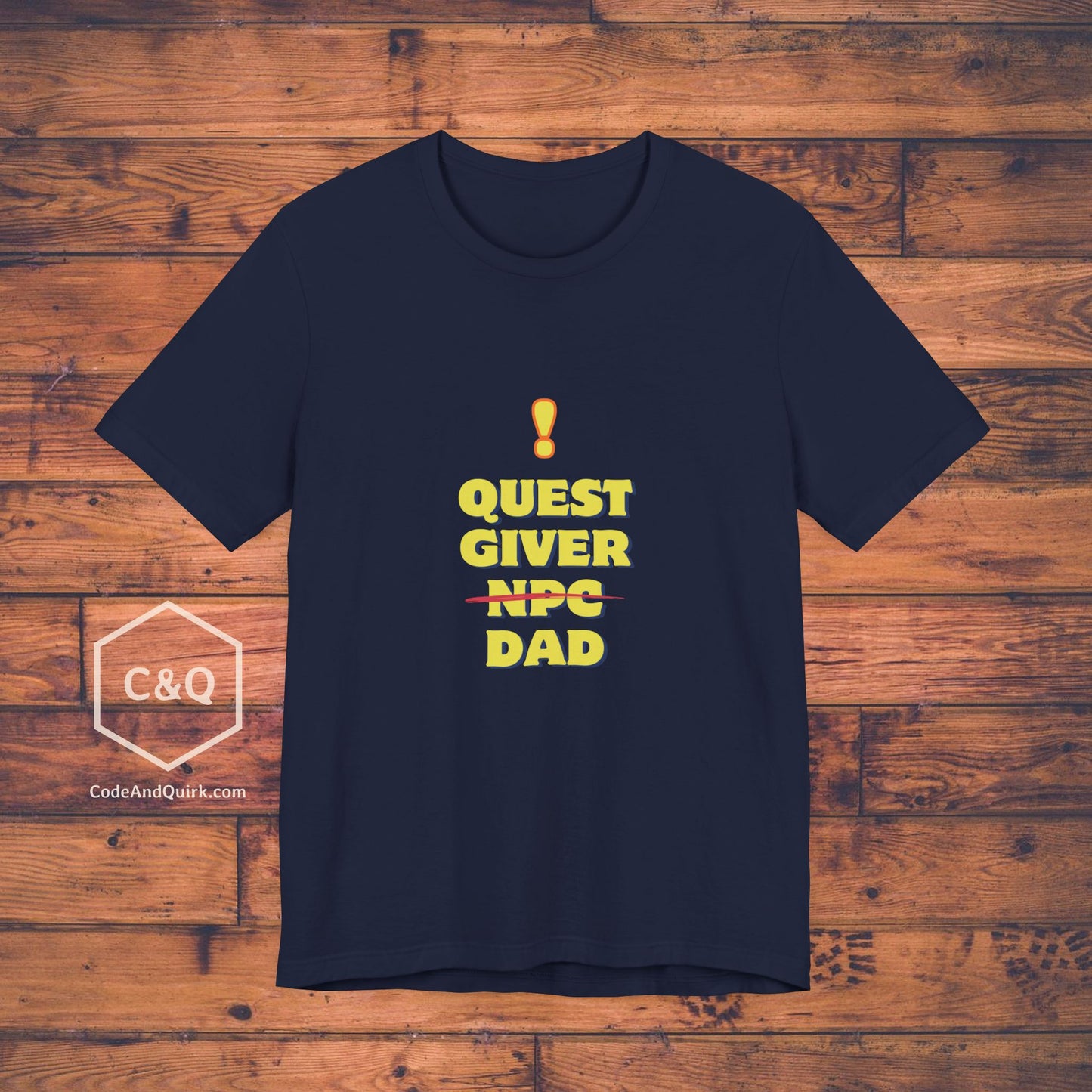 Quest Giver Dad T-Shirt - Unisex Jersey Short Sleeve Tee