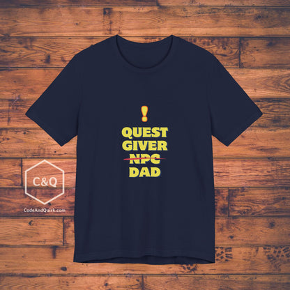 Quest Giver Dad T-Shirt - Unisex Jersey Short Sleeve Tee