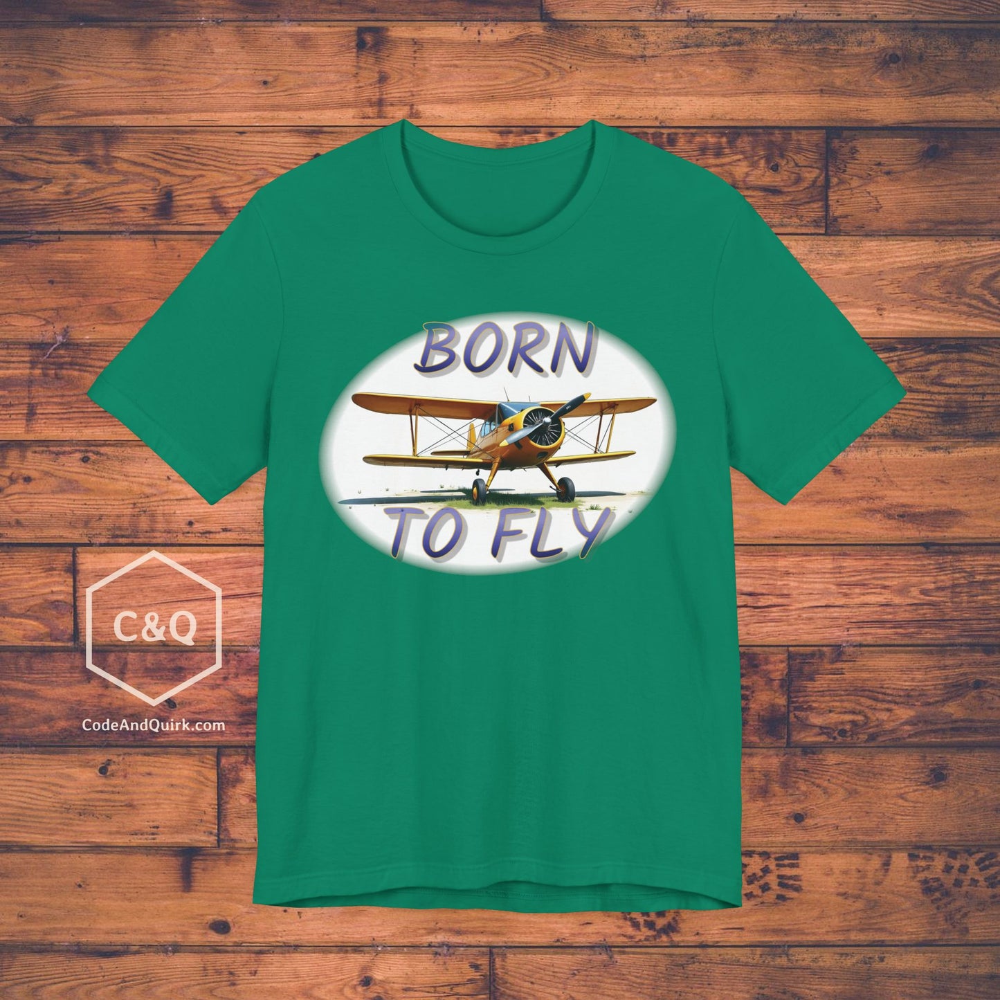 Single-prop GA biplane AN-2 with Born To Fly - aviation fan's T-Shirt