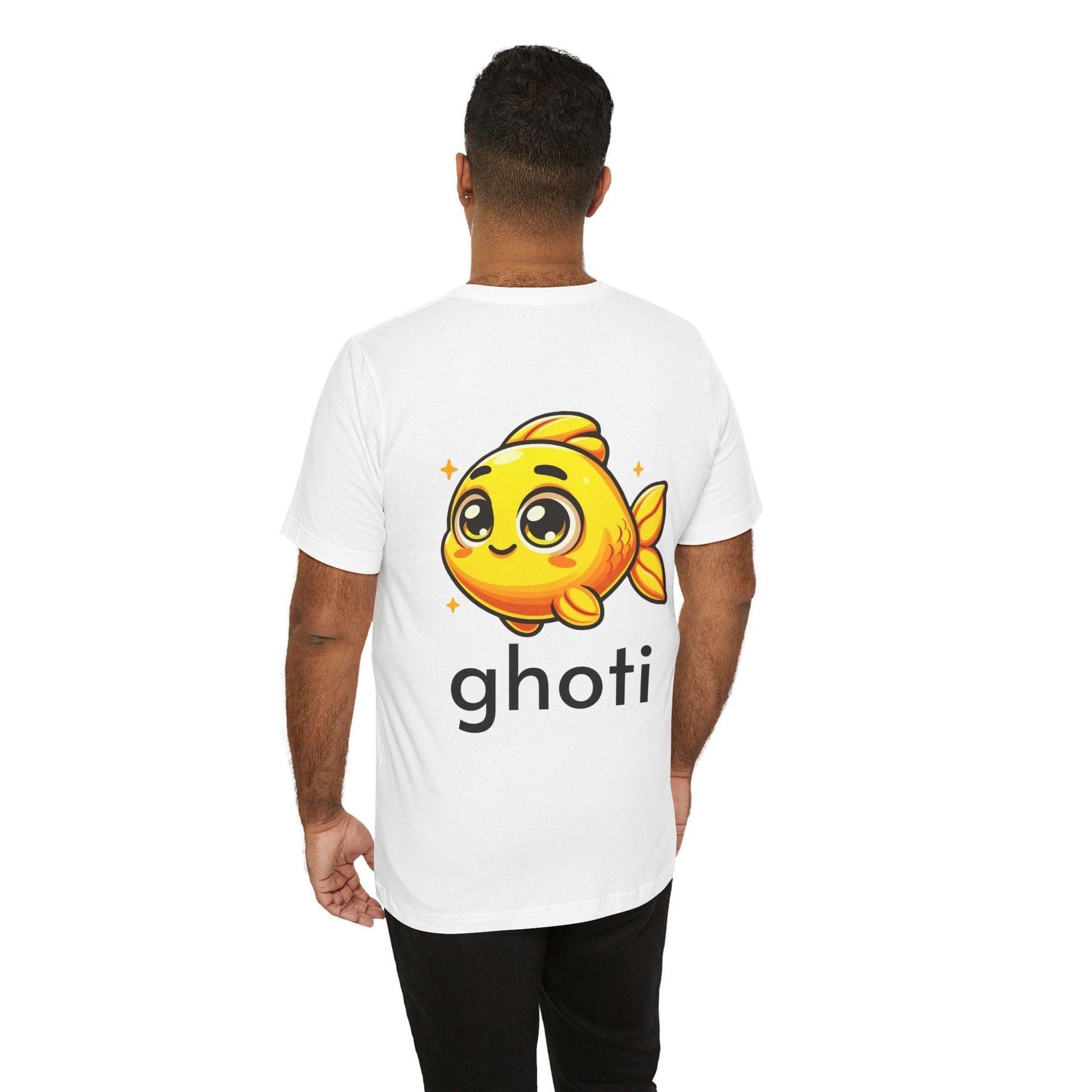 T-Shirt Fish/Ghoti English Pronunciation Joke T-Shirt for language geeks, Unisex Jersey Short Sleeve Tee