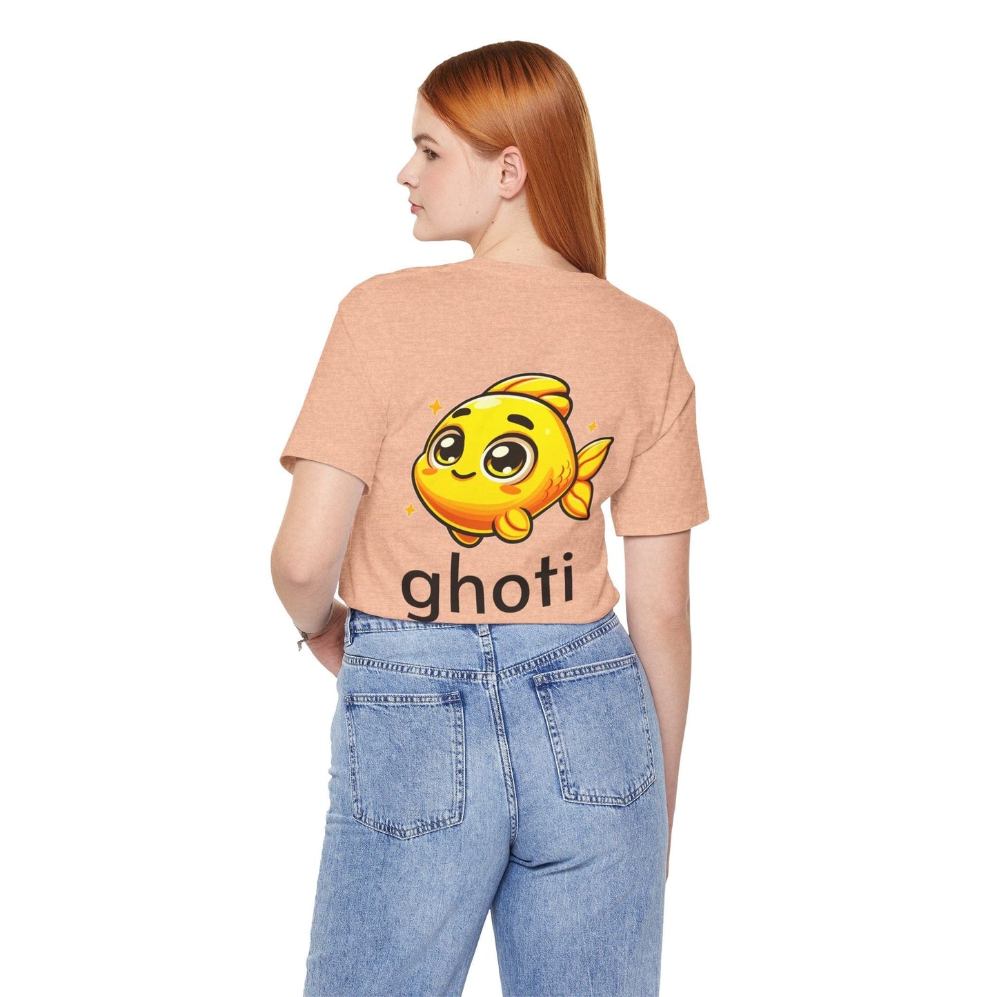 T-Shirt Fish/Ghoti English Pronunciation Joke T-Shirt for language geeks, Unisex Jersey Short Sleeve Tee