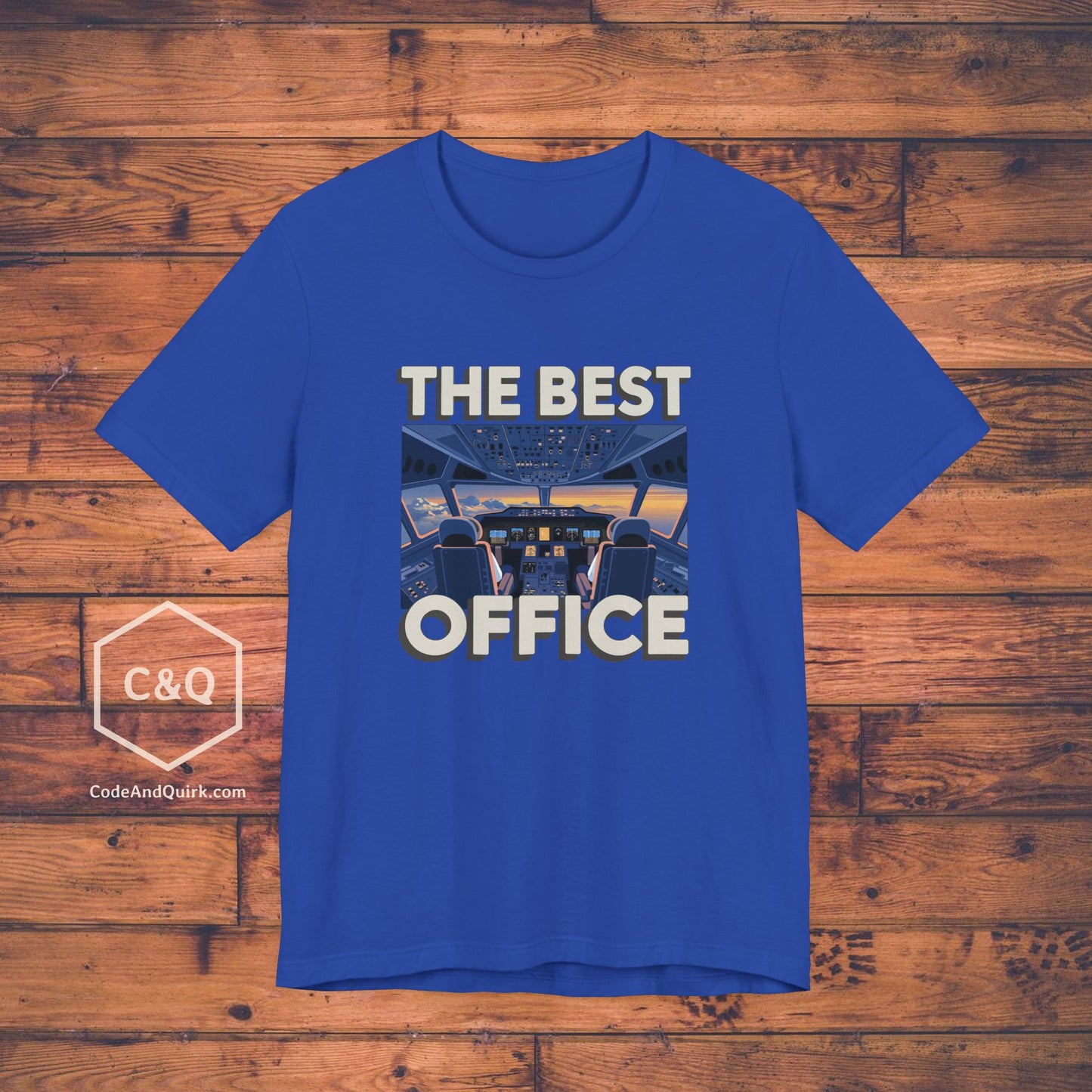 The Best Office (is the cockpit) - pilot's T-Shirt