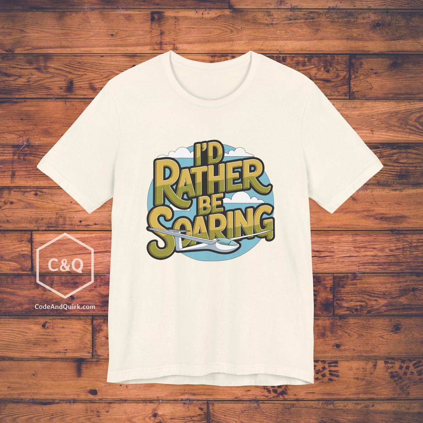 I'd Rather Be Soaring - glider pilot's T-Shirt