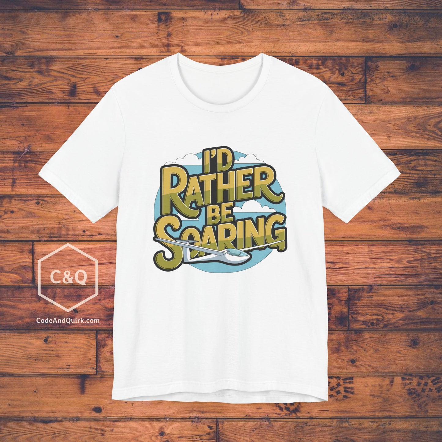 I'd Rather Be Soaring - glider pilot's T-Shirt