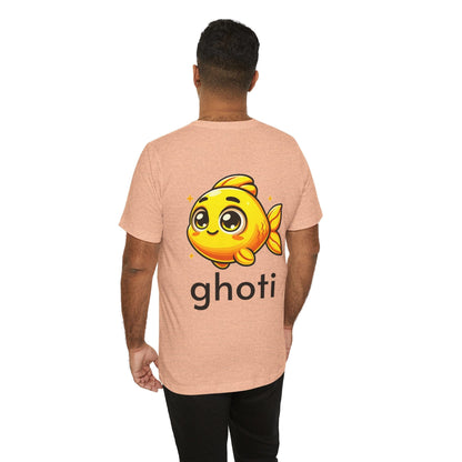 T-Shirt Fish/Ghoti English Pronunciation Joke T-Shirt for language geeks, Unisex Jersey Short Sleeve Tee