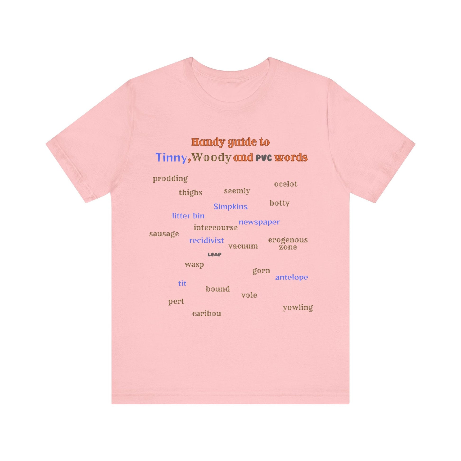 T-Shirt Woody and Tinny Words Monty Python T-shirt, Unisex Jersey Short Sleeve Tee