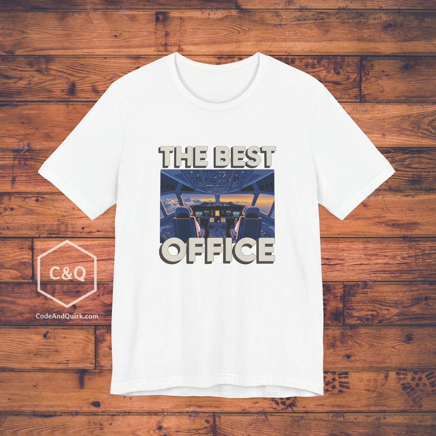 The Best Office (is the cockpit) - pilot's T-Shirt