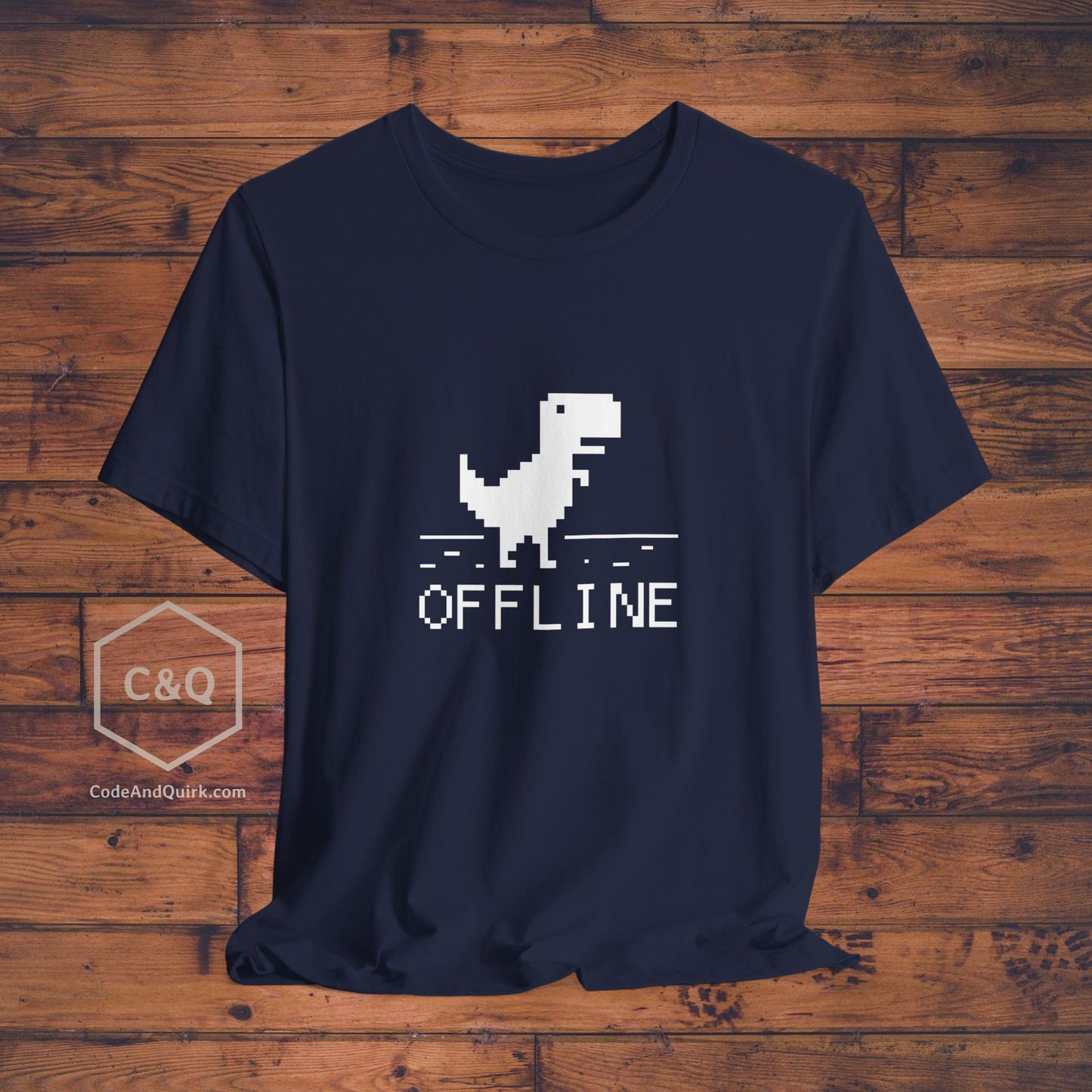 Offline dinosaur error geeky T-Shirt