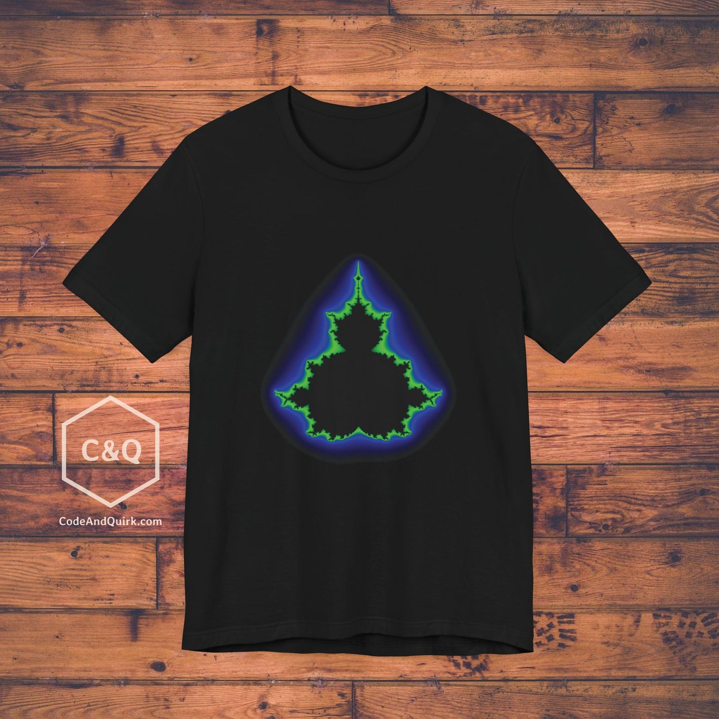 Mandelbrot set fractal geeky T-shirt