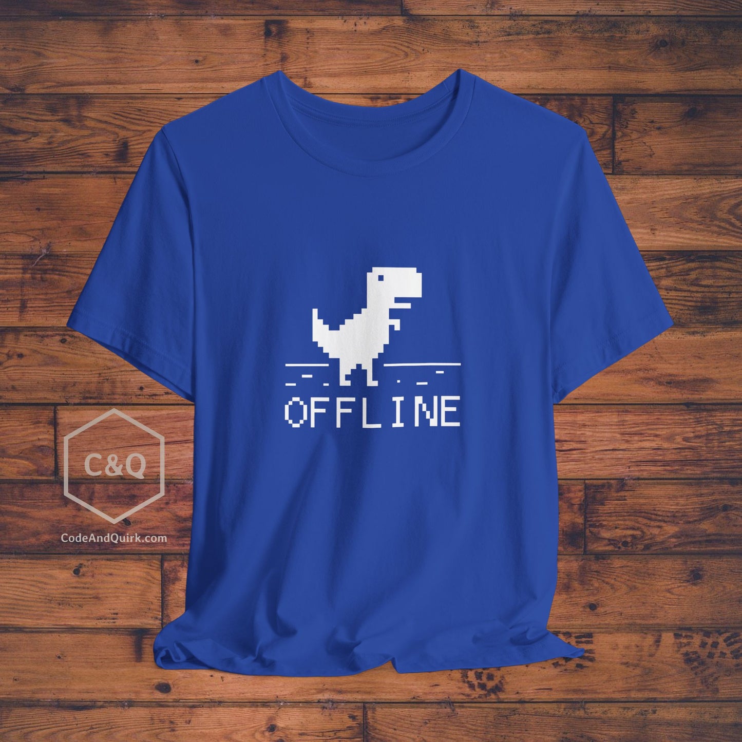 Offline dinosaur error geeky T-Shirt