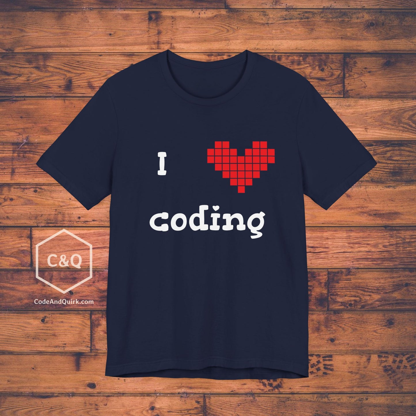 I love coding - coder's geeky T-shirt