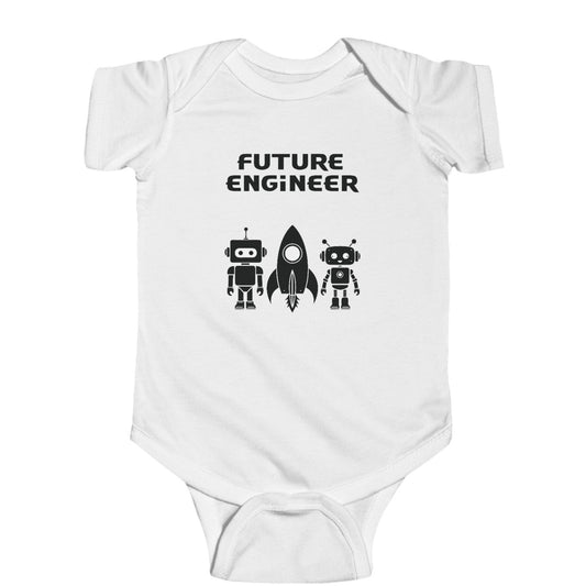 Future Engineer - Geeky Fine Jersey Baby Bodysuit