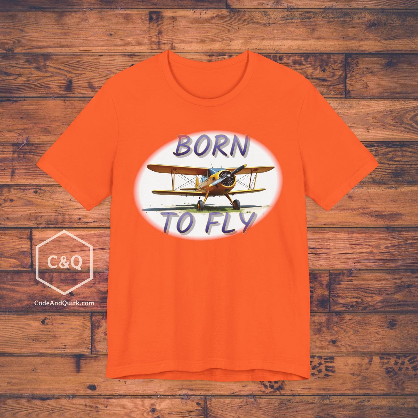 Single-prop GA biplane AN-2 with Born To Fly - aviation fan's T-Shirt