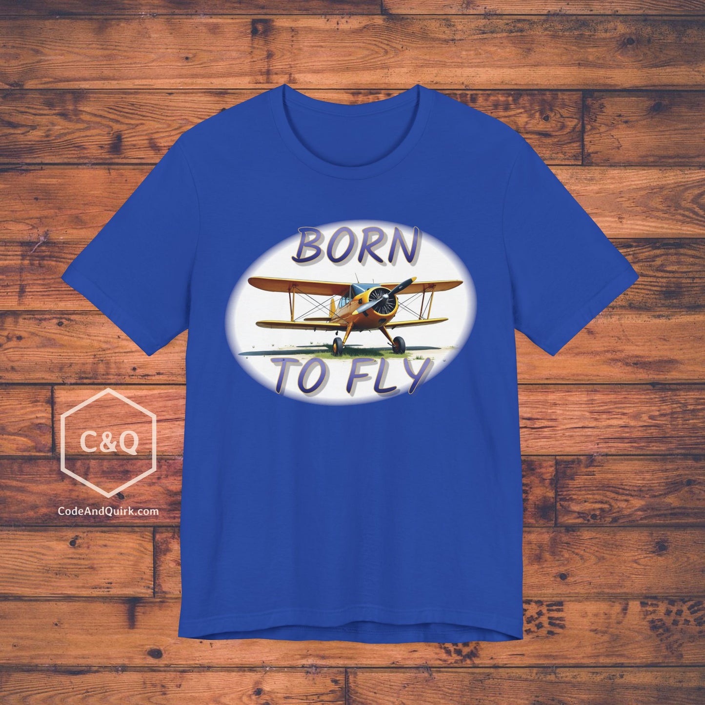 Single-prop GA biplane AN-2 with Born To Fly - aviation fan's T-Shirt