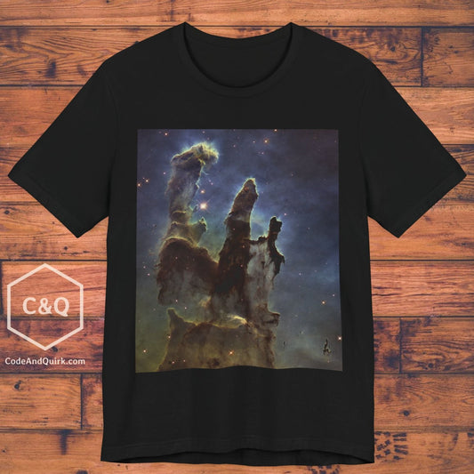 Pillars of Creation Hubble space photo - geeky T-shirt