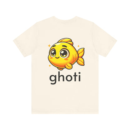 T-Shirt Fish/Ghoti English Pronunciation Joke T-Shirt for language geeks, Unisex Jersey Short Sleeve Tee