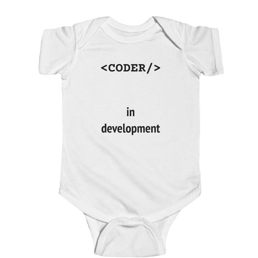 Coder In Development - Infant Fine Jersey Bodysuit