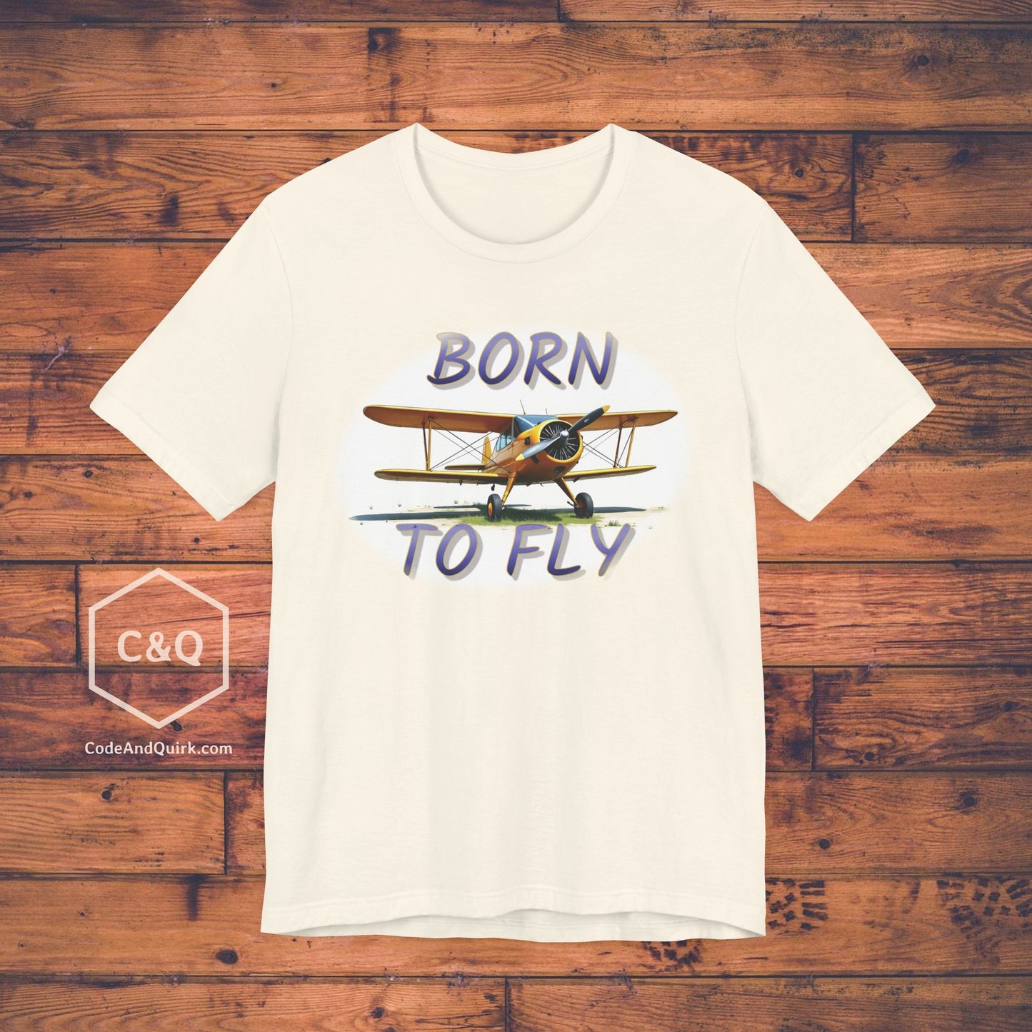 Single-prop GA biplane AN-2 with Born To Fly - aviation fan's T-Shirt