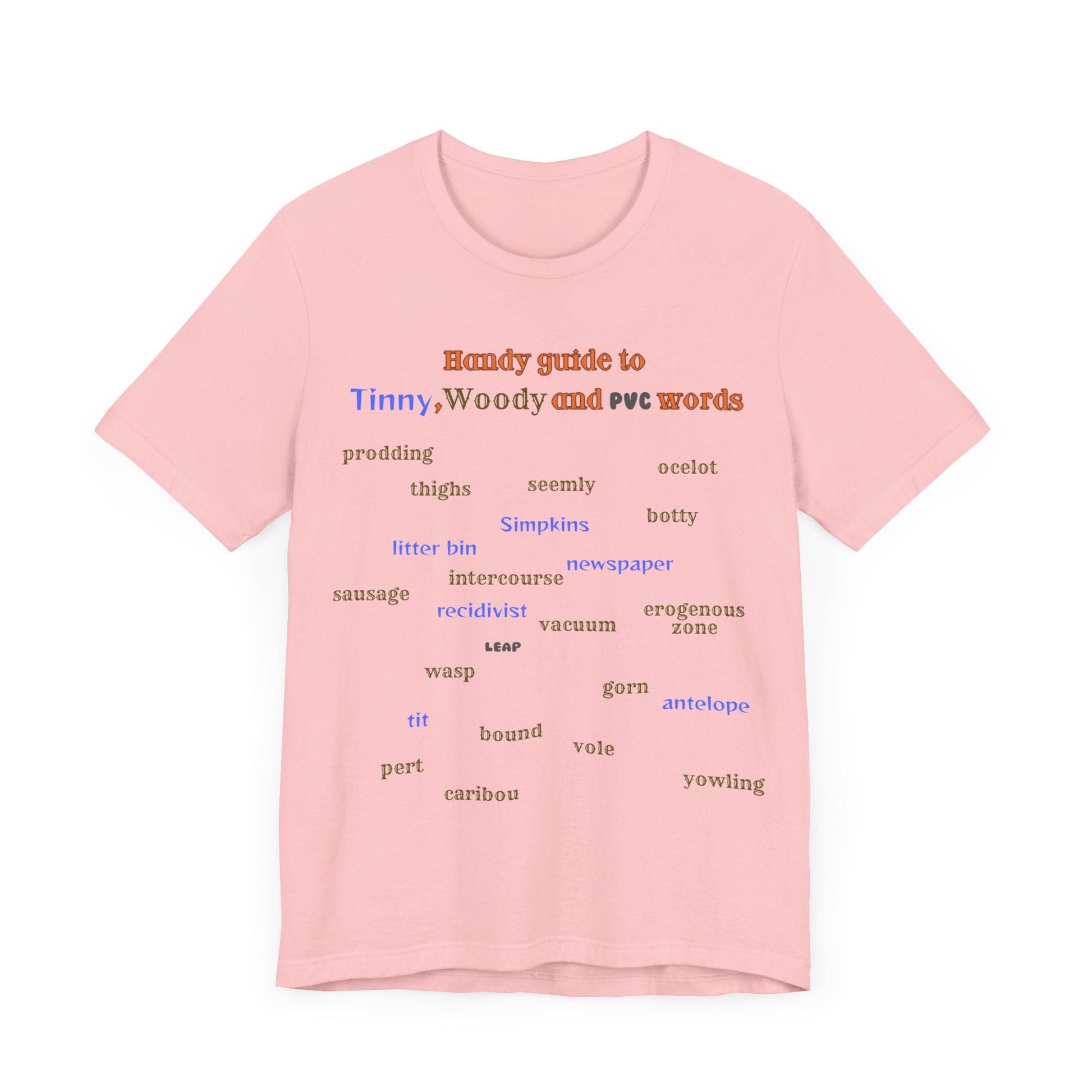 T-Shirt Woody and Tinny Words Monty Python T-shirt, Unisex Jersey Short Sleeve Tee