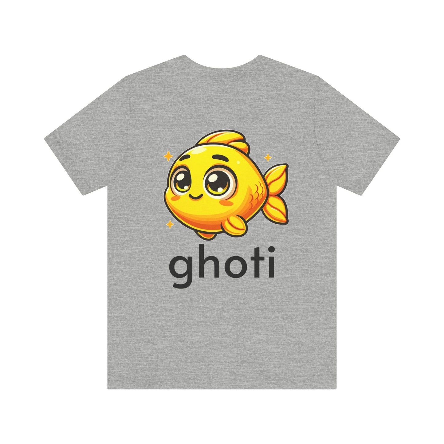 T-Shirt Fish/Ghoti English Pronunciation Joke T-Shirt for language geeks, Unisex Jersey Short Sleeve Tee