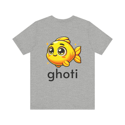 T-Shirt Fish/Ghoti English Pronunciation Joke T-Shirt for language geeks, Unisex Jersey Short Sleeve Tee