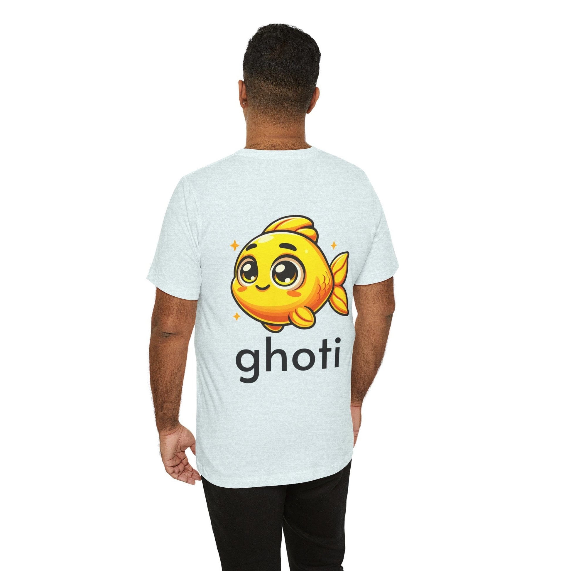 T-Shirt Fish/Ghoti English Pronunciation Joke T-Shirt for language geeks, Unisex Jersey Short Sleeve Tee