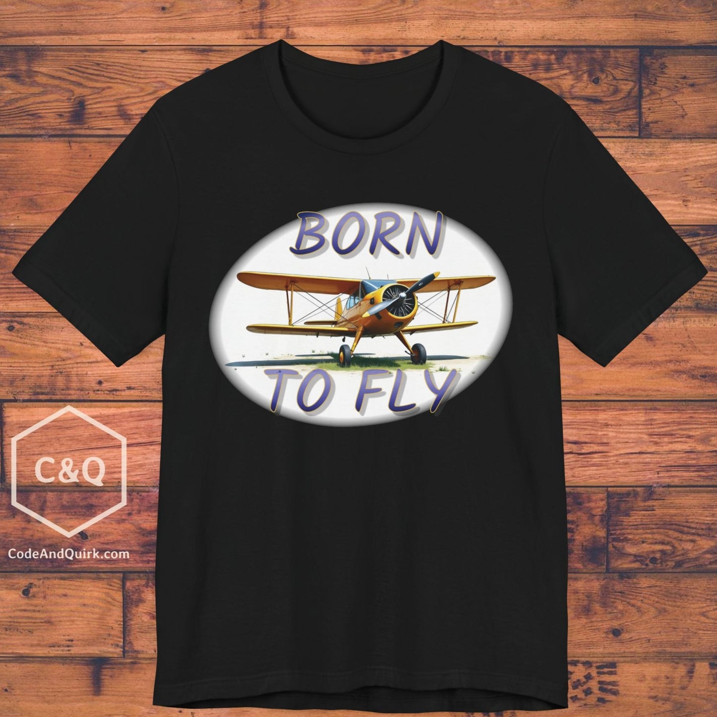 Single-prop GA biplane AN-2 with Born To Fly - aviation fan's T-Shirt