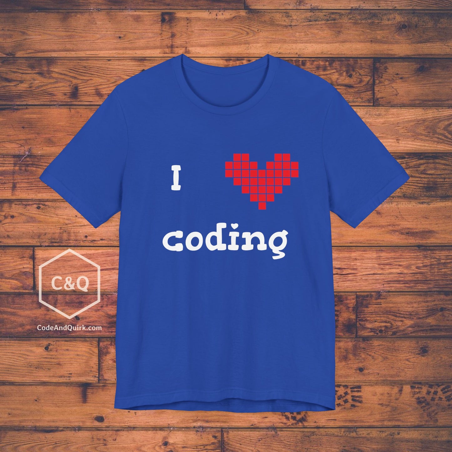 I love coding - coder's geeky T-shirt