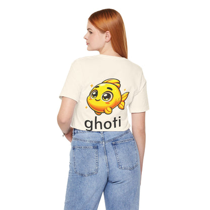 T-Shirt Fish/Ghoti English Pronunciation Joke T-Shirt for language geeks, Unisex Jersey Short Sleeve Tee