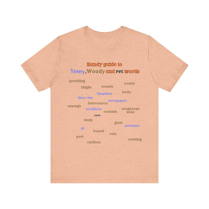 T-Shirt Woody and Tinny Words Monty Python T-shirt, Unisex Jersey Short Sleeve Tee