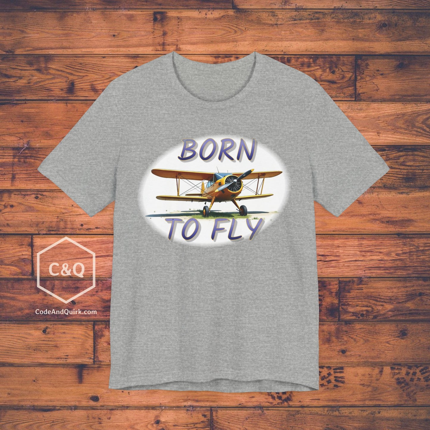 Single-prop GA biplane AN-2 with Born To Fly - aviation fan's T-Shirt