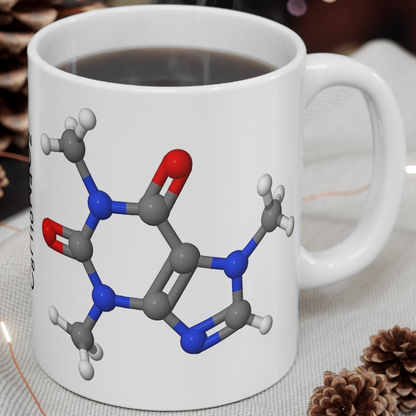 Caffeine Molecule geeky mug