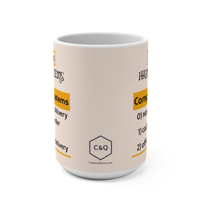 Two Hard Problems of Computer Science 15oz witty programmer's mug