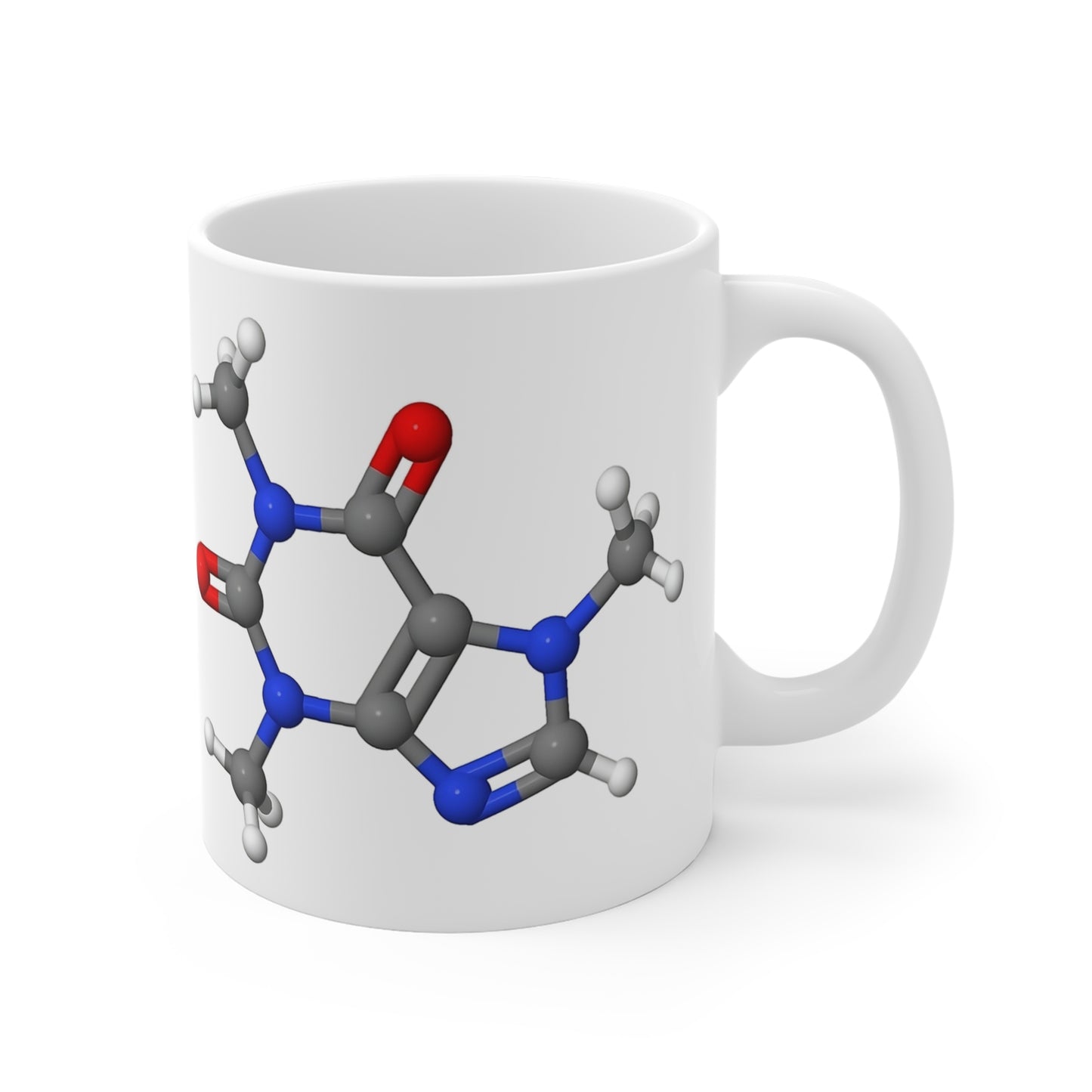 Caffeine Molecule geeky mug