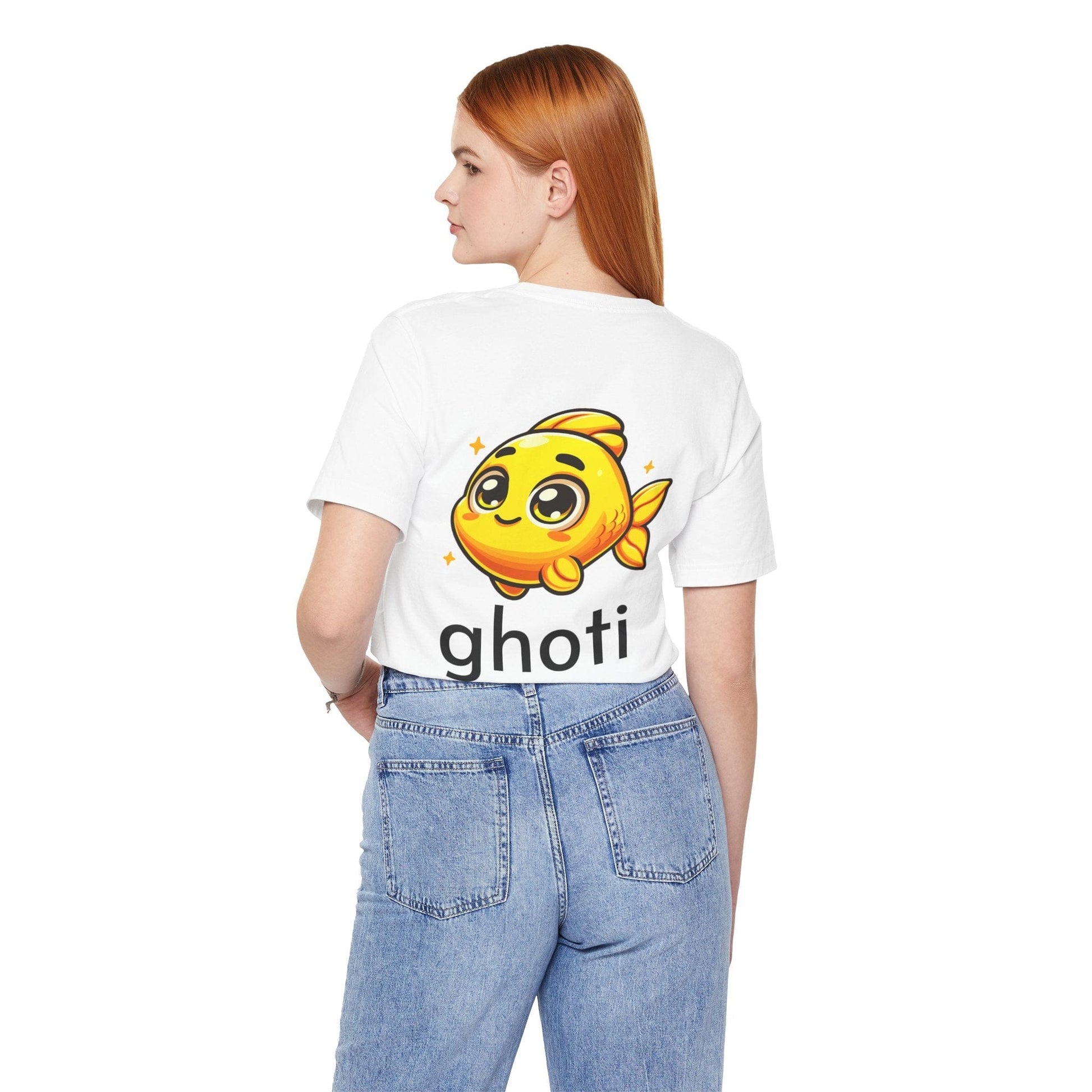 T-Shirt Fish/Ghoti English Pronunciation Joke T-Shirt for language geeks, Unisex Jersey Short Sleeve Tee