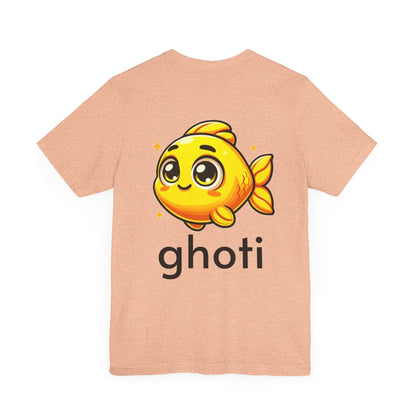 T-Shirt Fish/Ghoti English Pronunciation Joke T-Shirt for language geeks, Unisex Jersey Short Sleeve Tee