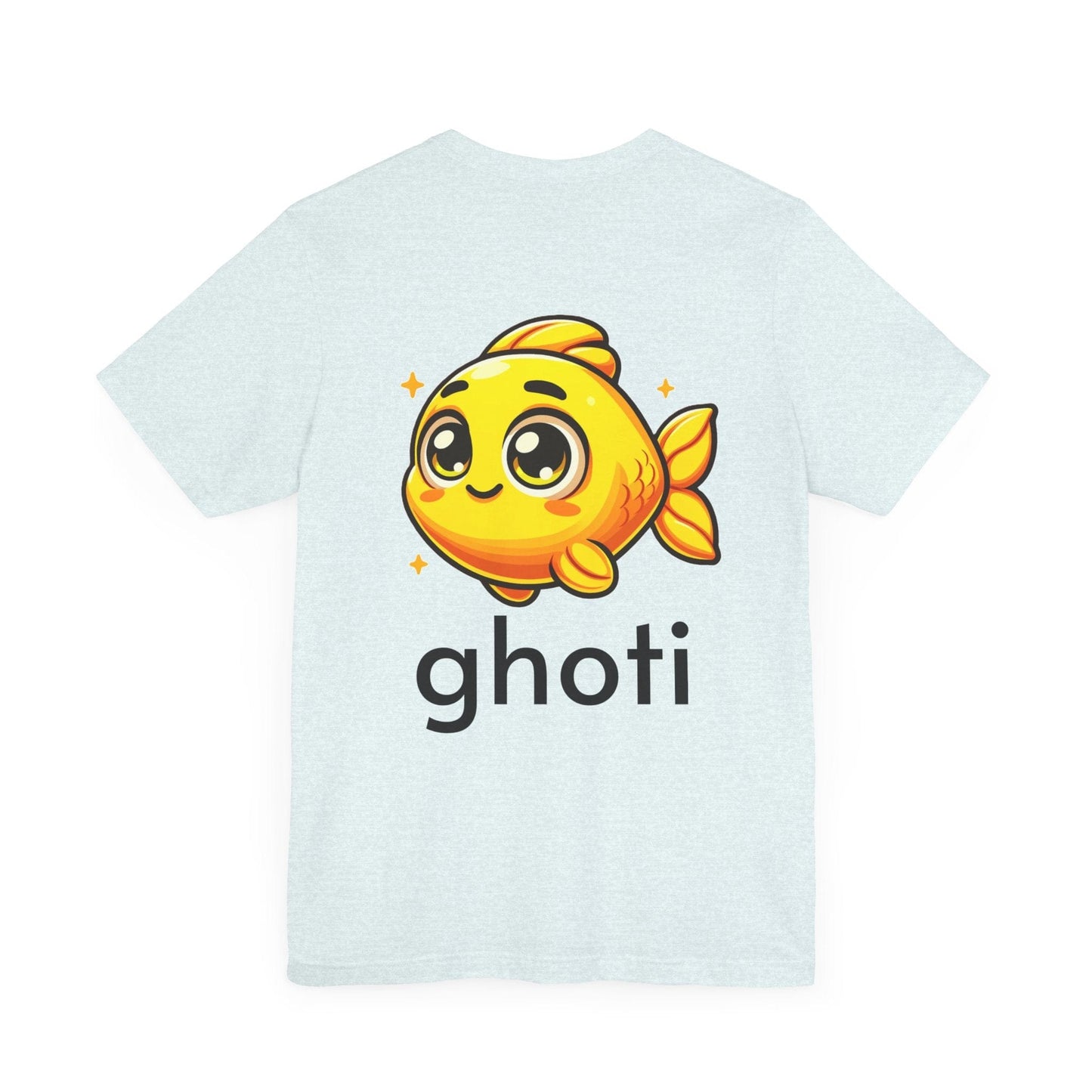 T-Shirt Fish/Ghoti English Pronunciation Joke T-Shirt for language geeks, Unisex Jersey Short Sleeve Tee