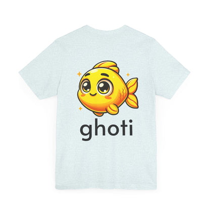 T-Shirt Fish/Ghoti English Pronunciation Joke T-Shirt for language geeks, Unisex Jersey Short Sleeve Tee