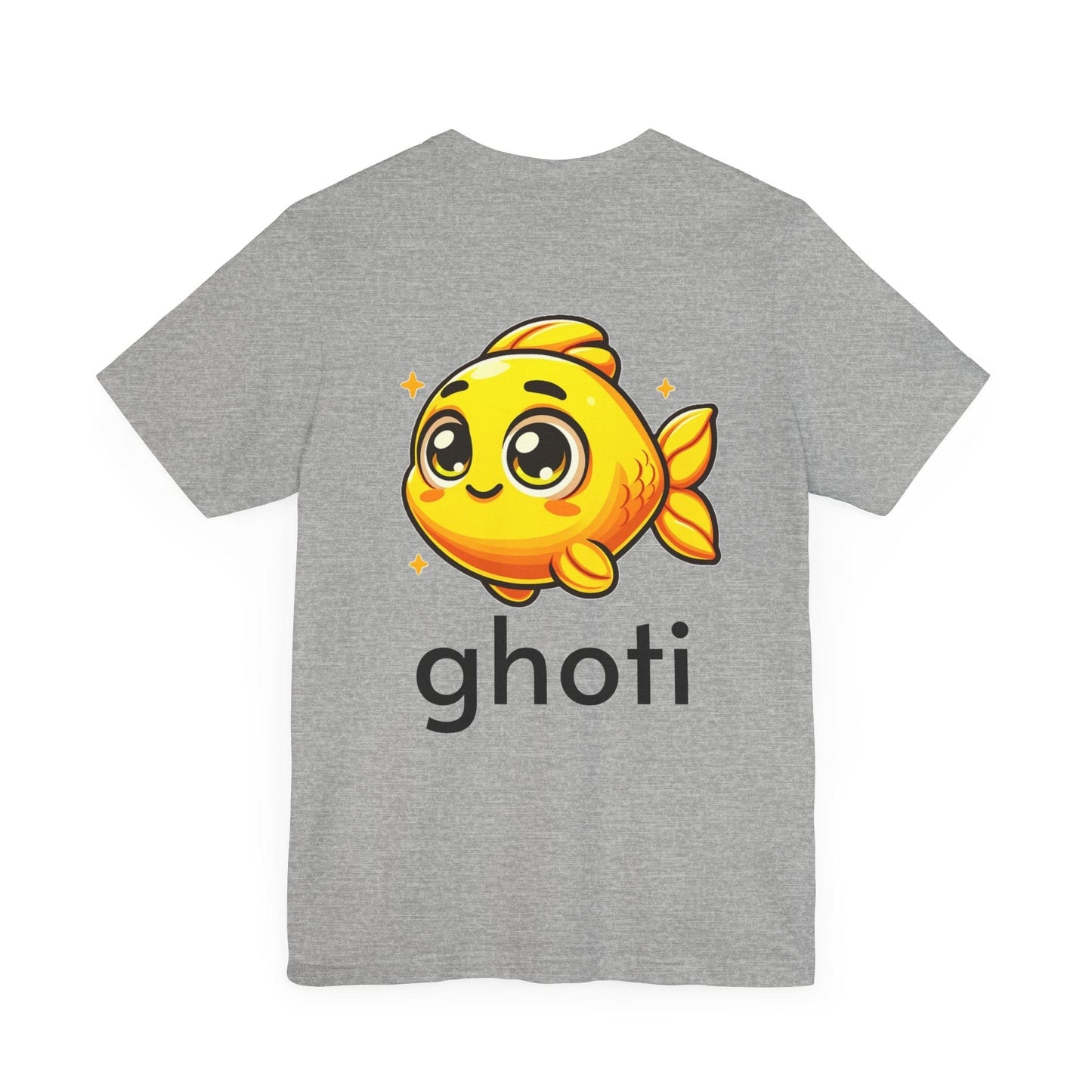 T-Shirt Fish/Ghoti English Pronunciation Joke T-Shirt for language geeks, Unisex Jersey Short Sleeve Tee