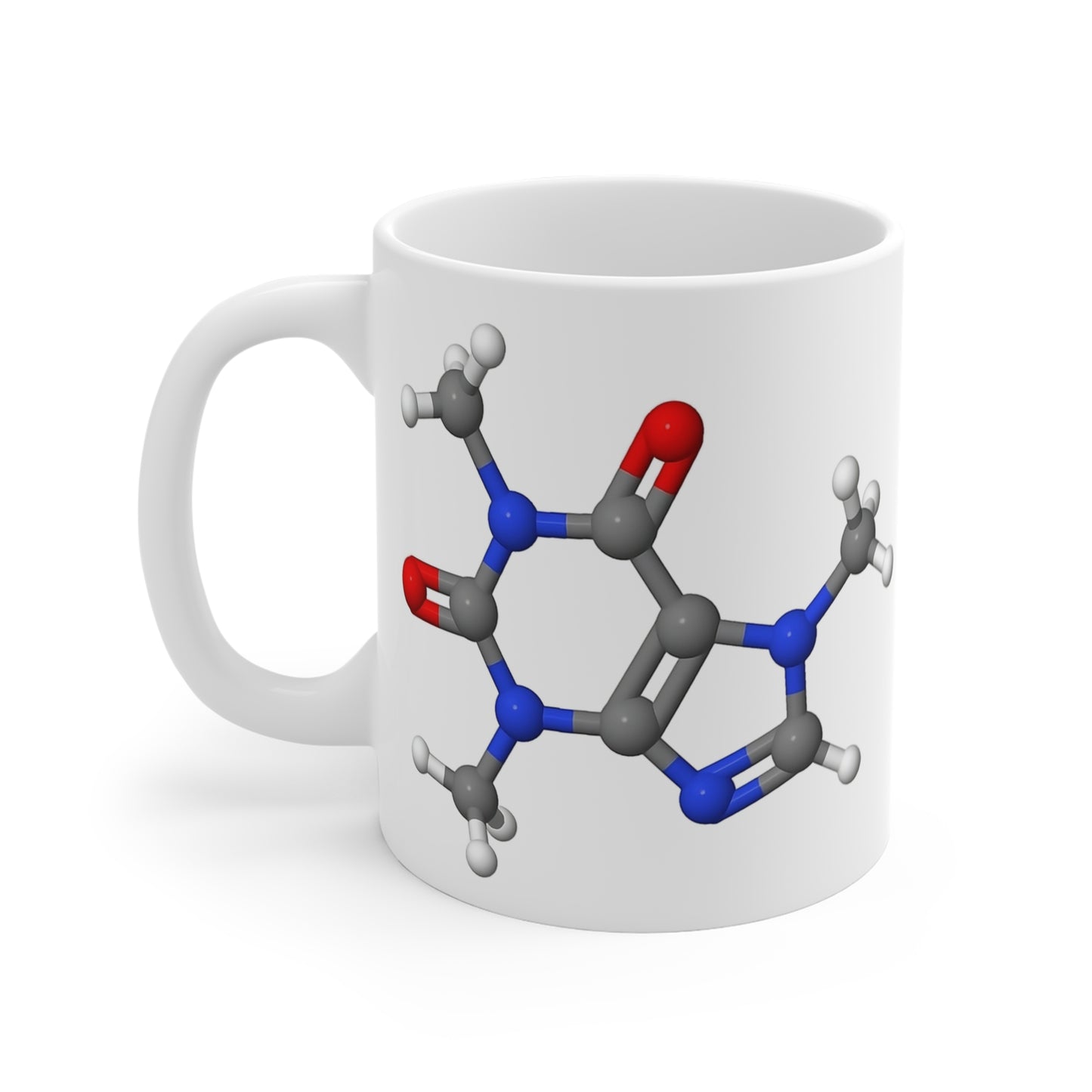 Caffeine Molecule geeky mug