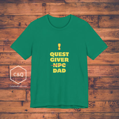 Quest Giver Dad T-Shirt - Unisex Jersey Short Sleeve Tee