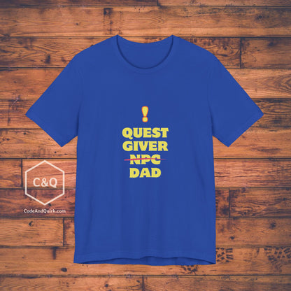 Quest Giver Dad T-Shirt - Unisex Jersey Short Sleeve Tee