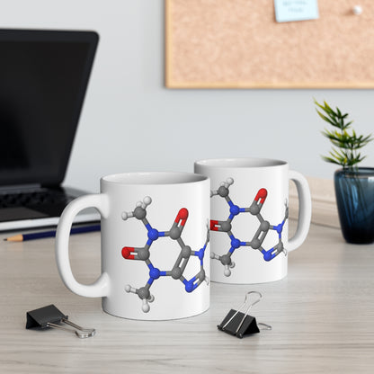 Caffeine Molecule geeky mug