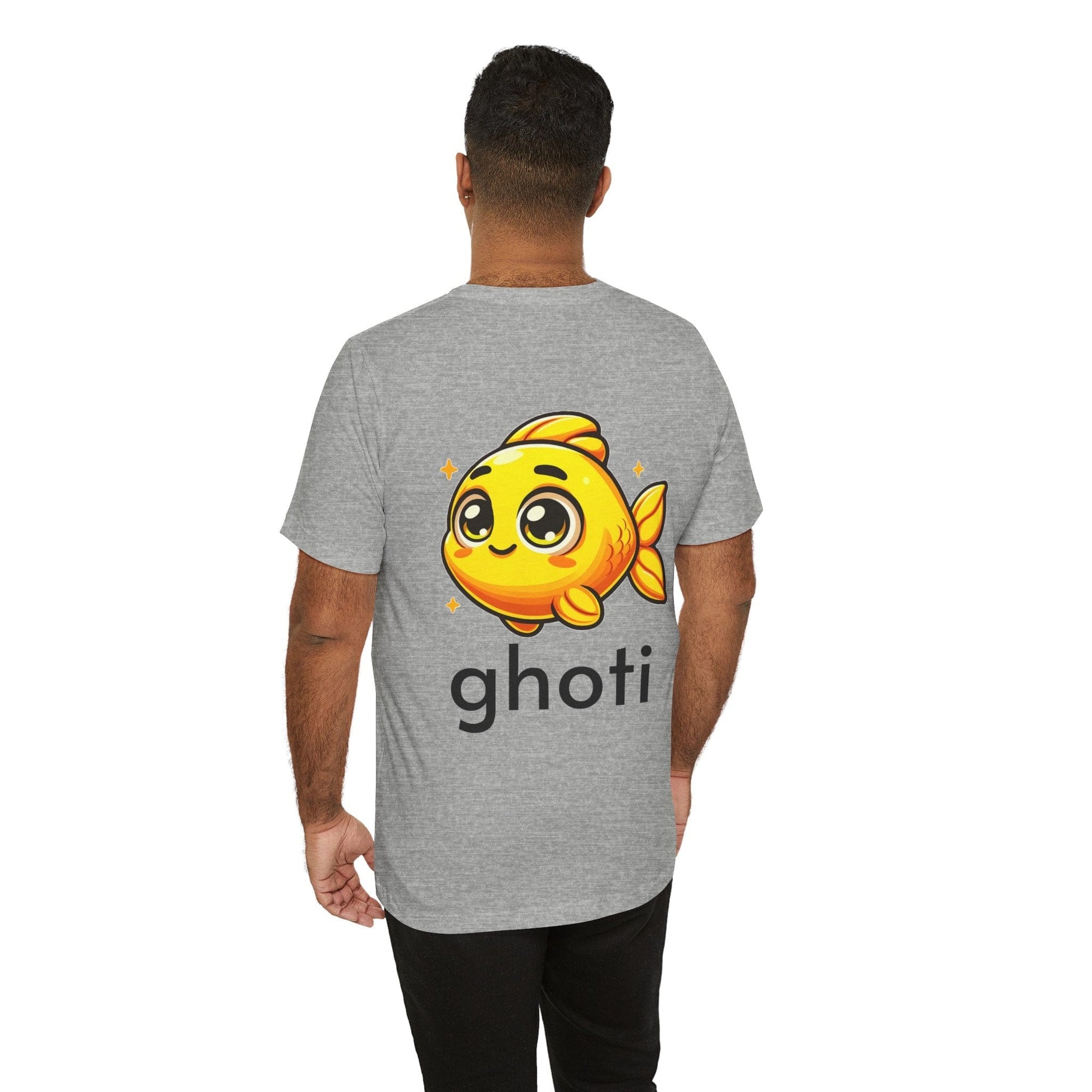 T-Shirt Fish/Ghoti English Pronunciation Joke T-Shirt for language geeks, Unisex Jersey Short Sleeve Tee