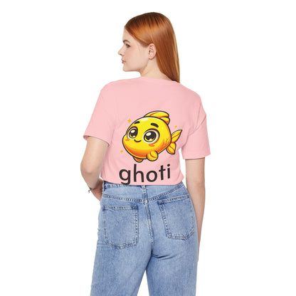 T-Shirt Fish/Ghoti English Pronunciation Joke T-Shirt for language geeks, Unisex Jersey Short Sleeve Tee