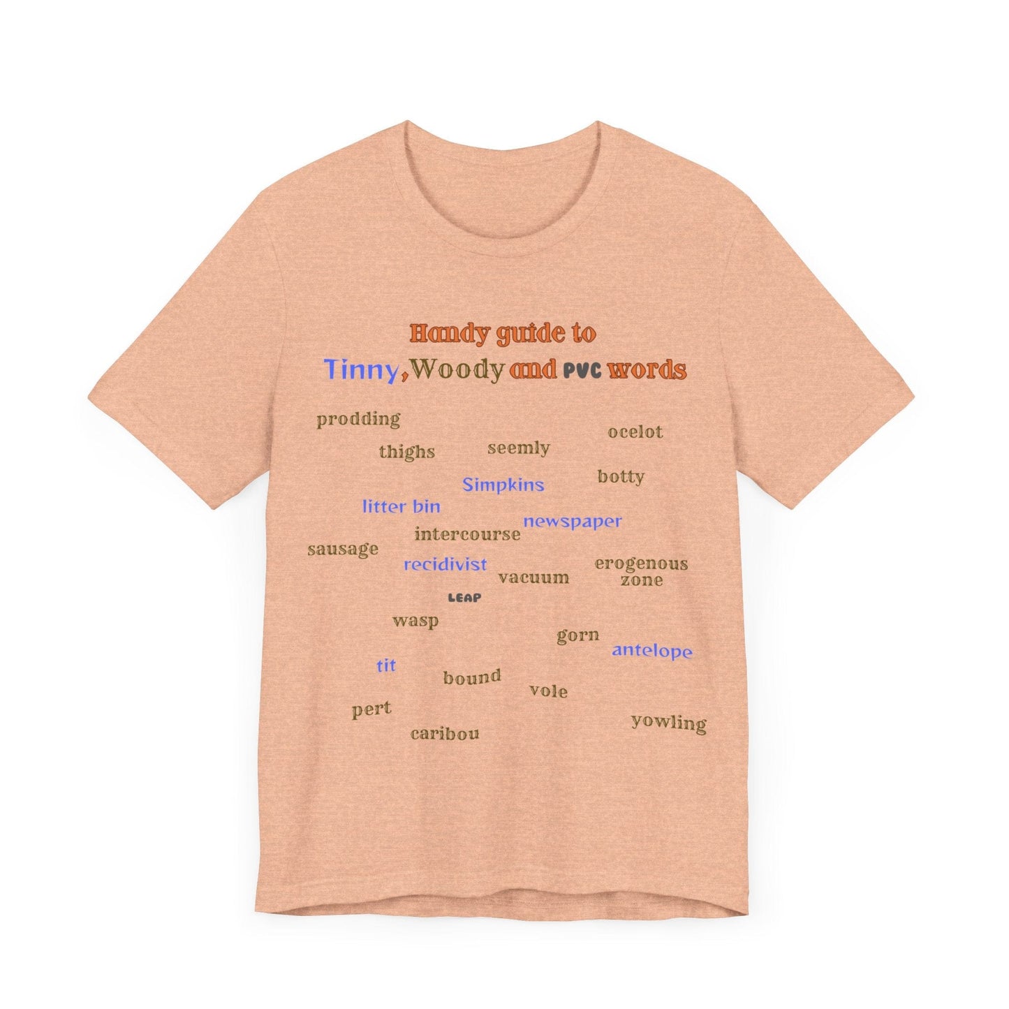 T-Shirt Woody and Tinny Words Monty Python T-shirt, Unisex Jersey Short Sleeve Tee