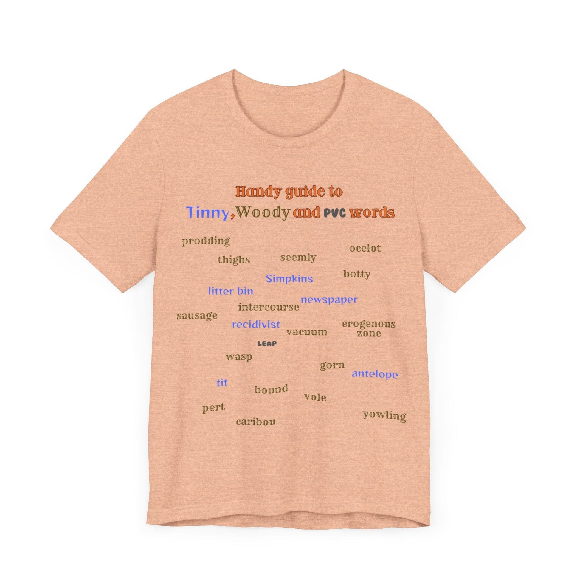 T-Shirt Woody and Tinny Words Monty Python T-shirt, Unisex Jersey Short Sleeve Tee